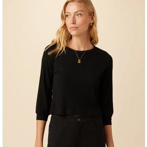 Amour Vert Dia Paris Rib Top NWT